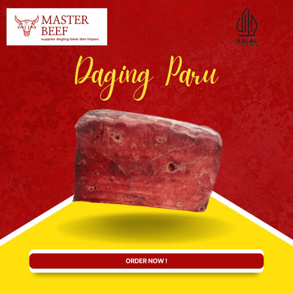 

Daging Paru Sapi utuh 1Kg - Daging Paru Slice 1Kg Halal