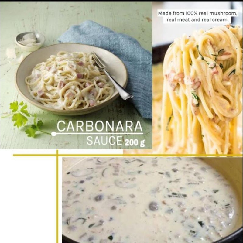 

Carbonara Sauce / Saus Pasta / Ready To Eat