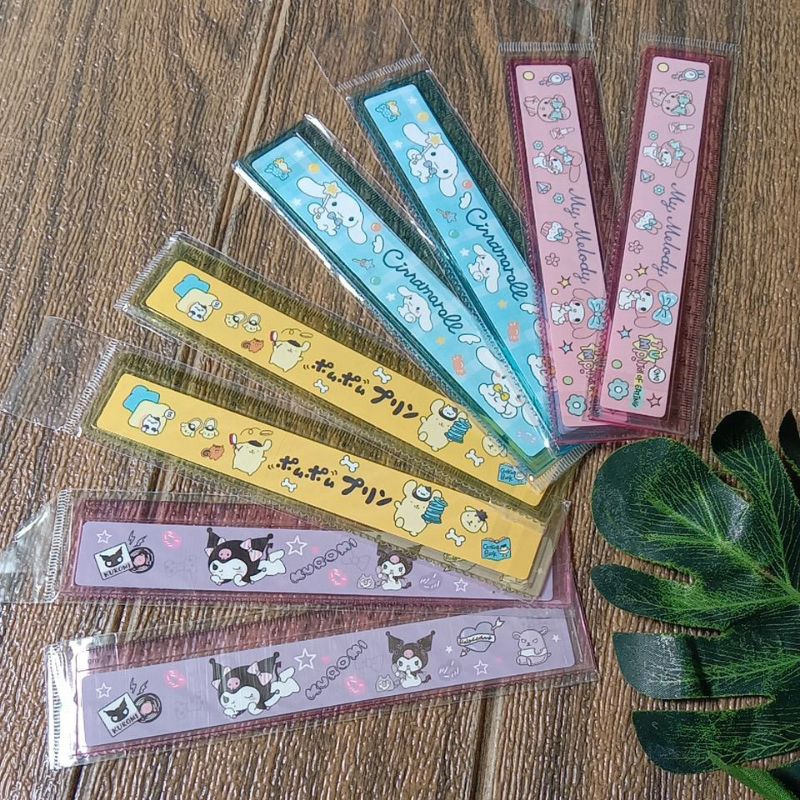 

Penggaris sanrio viral hello kitty kuromi melody 15cm COD