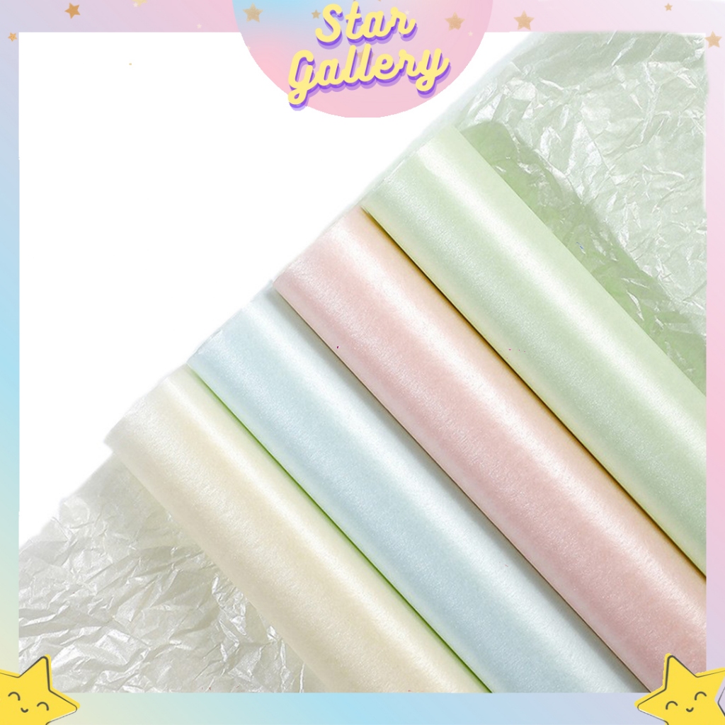 

Kertas Buket Bunga Pearl Sydney Flower Wrapping Pearl Pear Paper Sydney Tissue Korean Wrapping KB6255