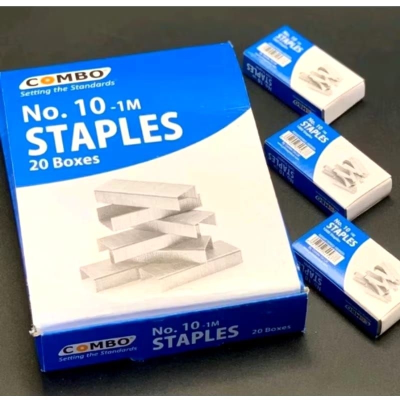 

(20 kotak kecil) isi Staples no.10/isi Staples COMBO no.10