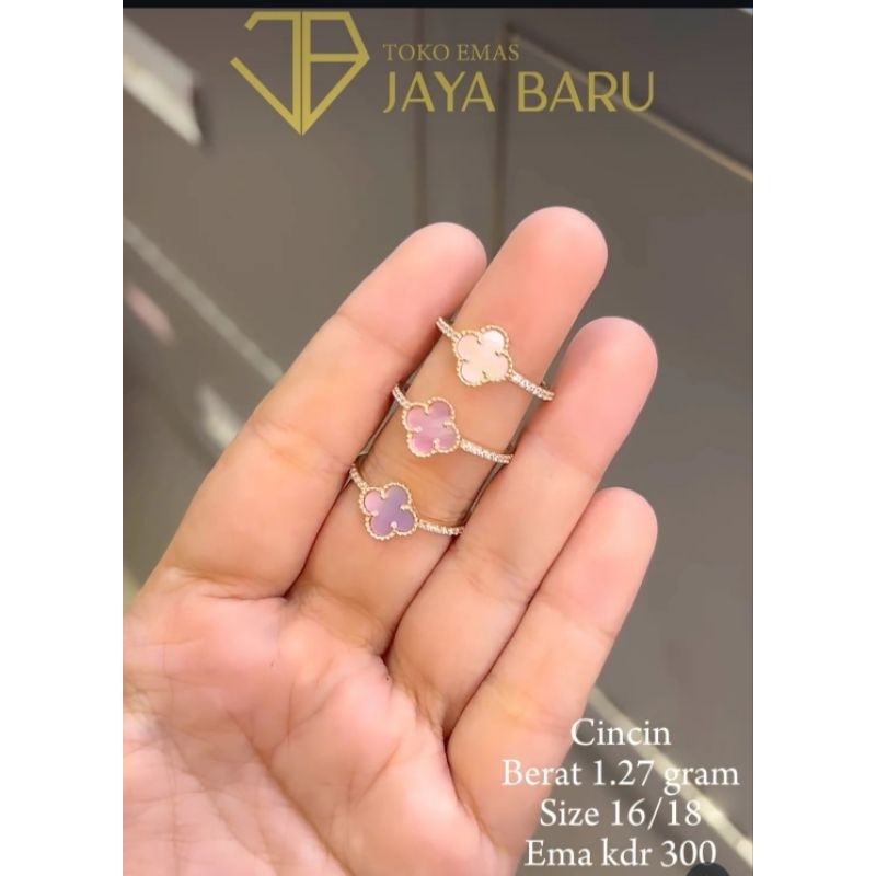 cincin Vancleef pink