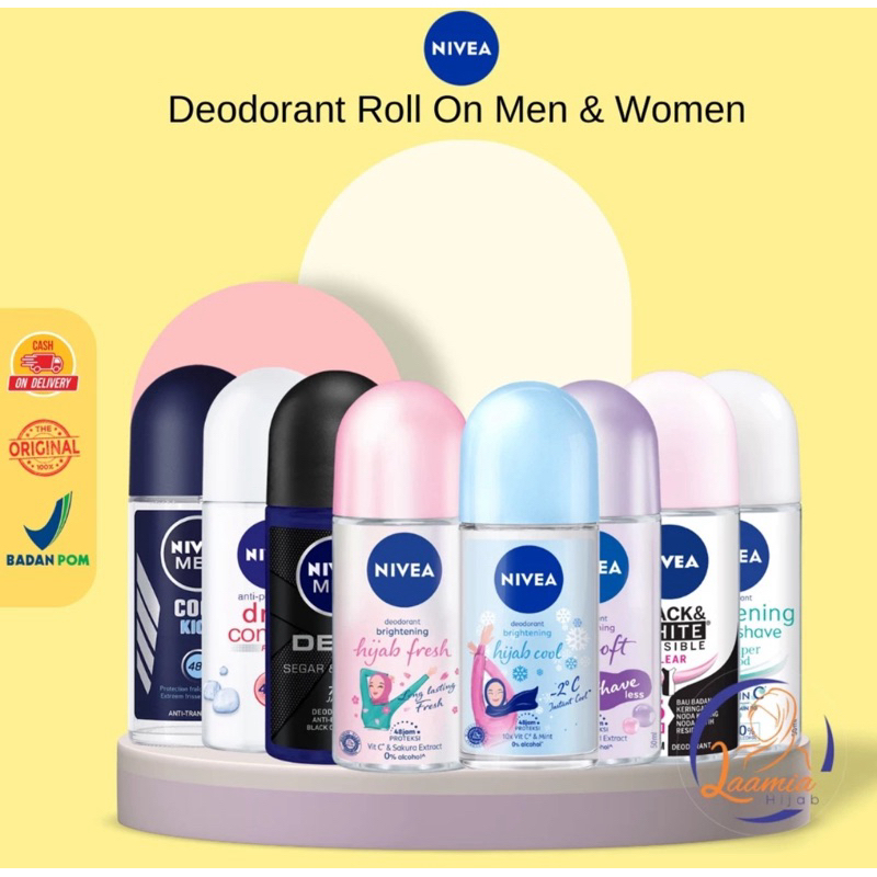 Nivea Deodorant Roll On Men & Women | Deodorant Nivea