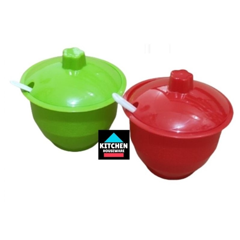 Wadah Cabe Tempat Bumbu Sambel Cabai Plastik Set