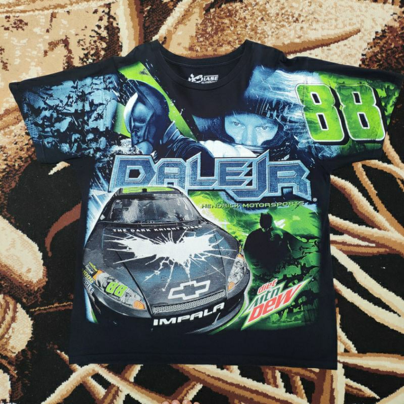 Kaos Nascar Vintage Batman Dale Jr The Dark Knight Rises