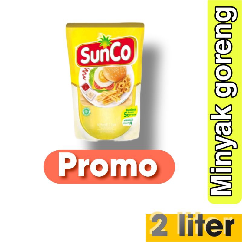 

Minyak goreng SunCo 2 liter refill