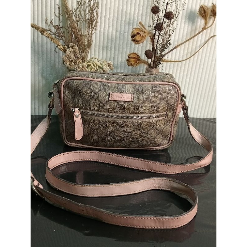 gucci beige pink auth preloved