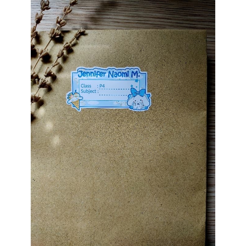 

Ide Hampers - Label Buku Material Sticker Vinyl Glossy A4