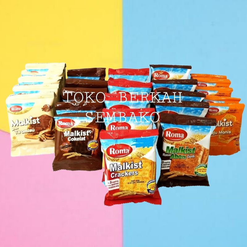 

(RENCENG) Roma Malkist Crackers Biskuit All Varian Isi 10pcs