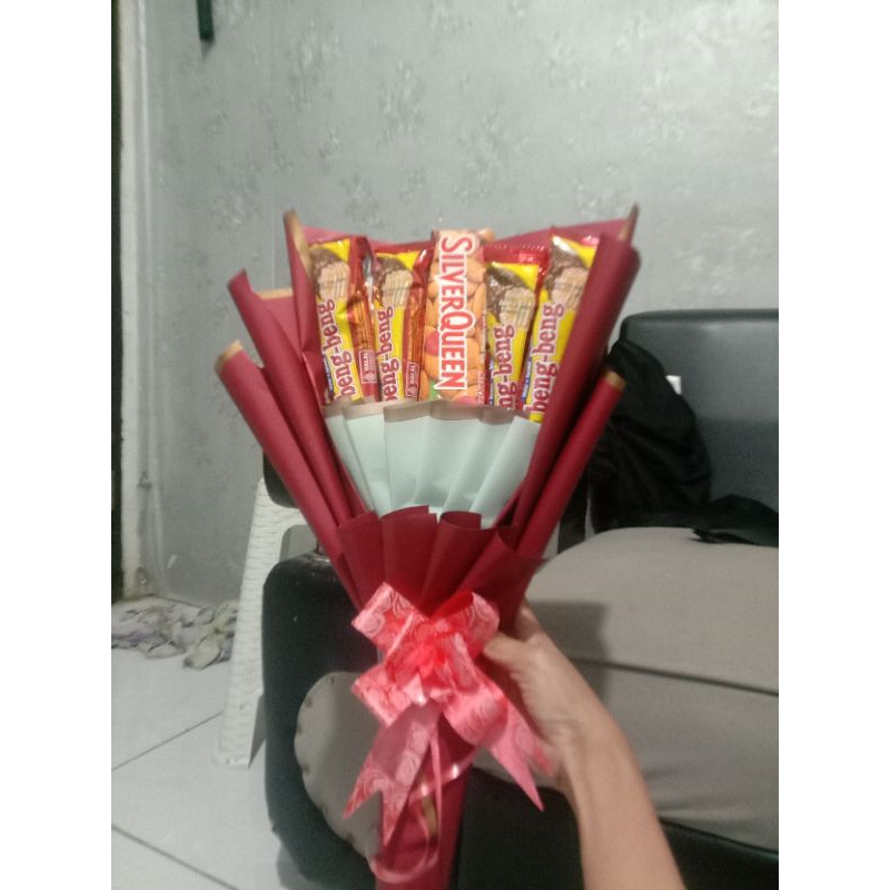 

buket Snack sederhana murah meriah