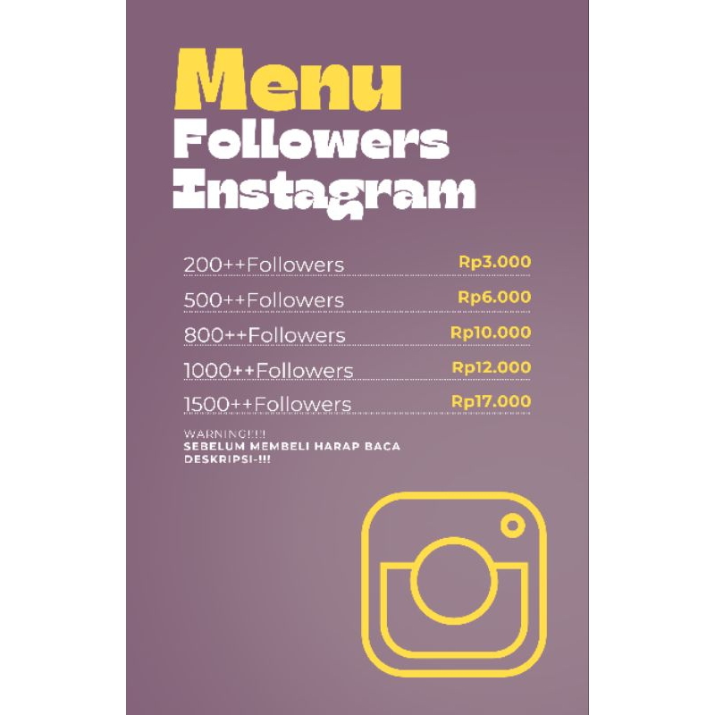 FOLLOWERS IG