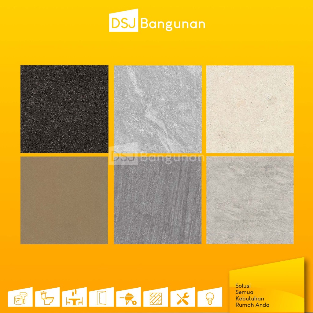 QnQ Gress Granit 60x60 Matt Kasar Granit Lantai Granit Dinding