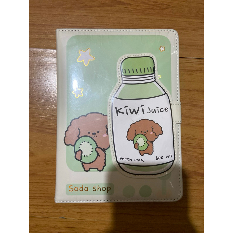 

Notebook MIKIREI - Cute pet and beverages PU series Journal - Green