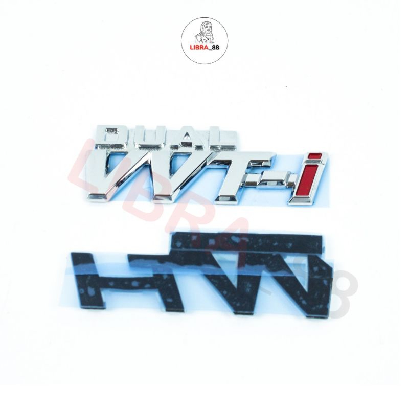 Emblem Logo tulisan Dual VVT-I Besar Ori Innova Fortuner Altis Vios Hilux