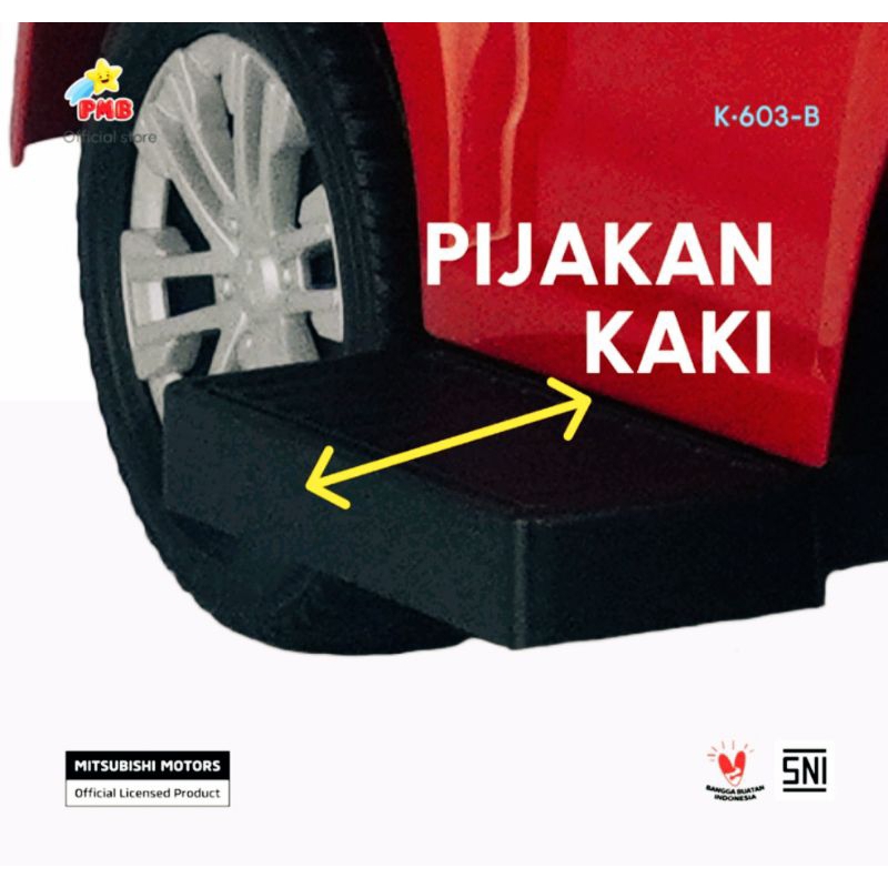 

Mainan Mobil Mobilan Anak Dorong PMB K-603B Tolocar Pajero Sport