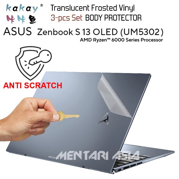 Body Protector ASUS ZenBook S13 OLED UM5302 - KAKAY Premium MATTE Vinyl