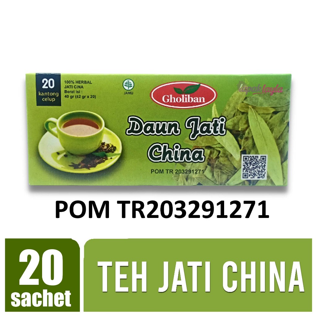 

GHOLIBAN TEH CELUP DAUN JATI CINA 20 SACHET