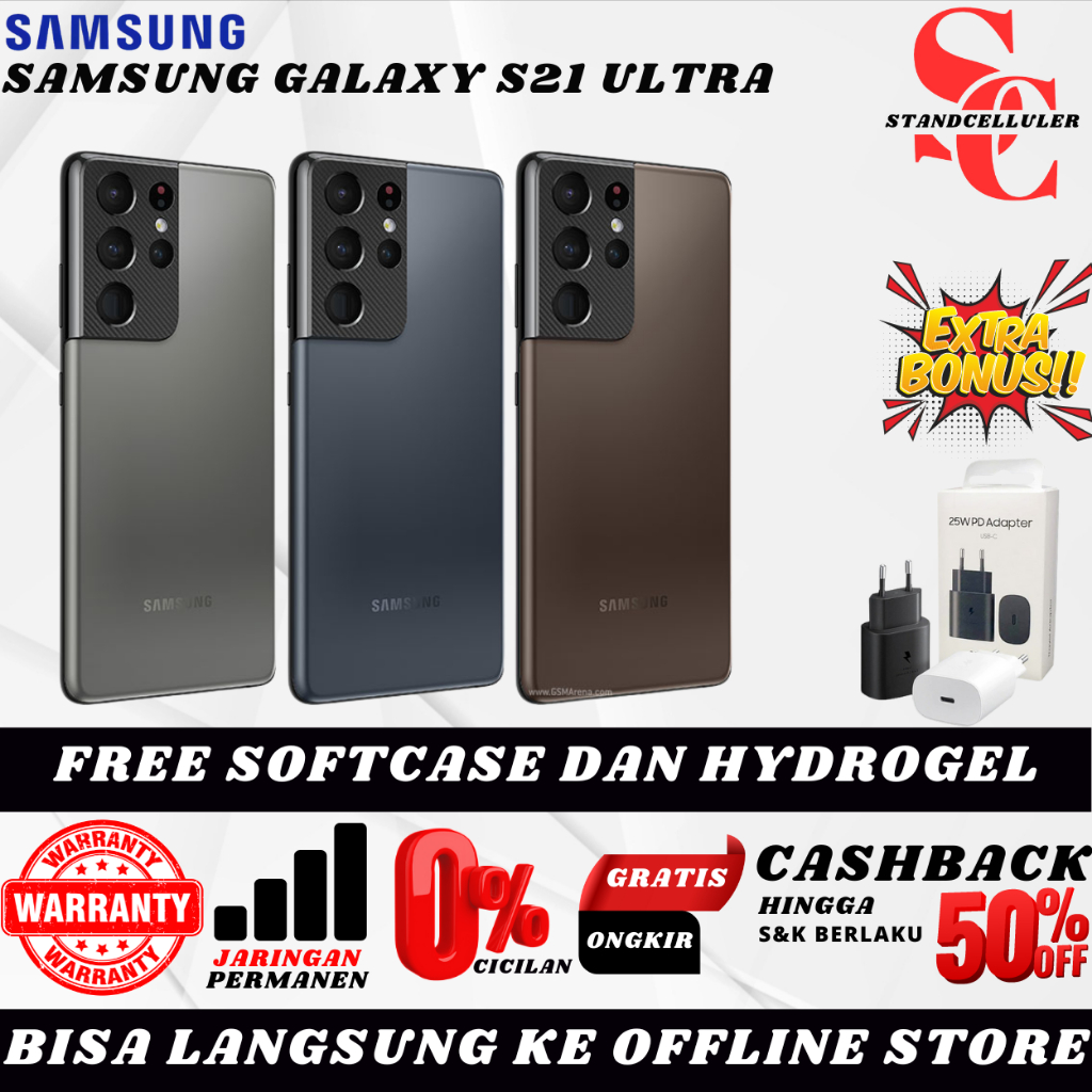 SEIN | Samsung Galaxy S21 Ultra 512GB 256GB Second Original Resmi Indonesia
