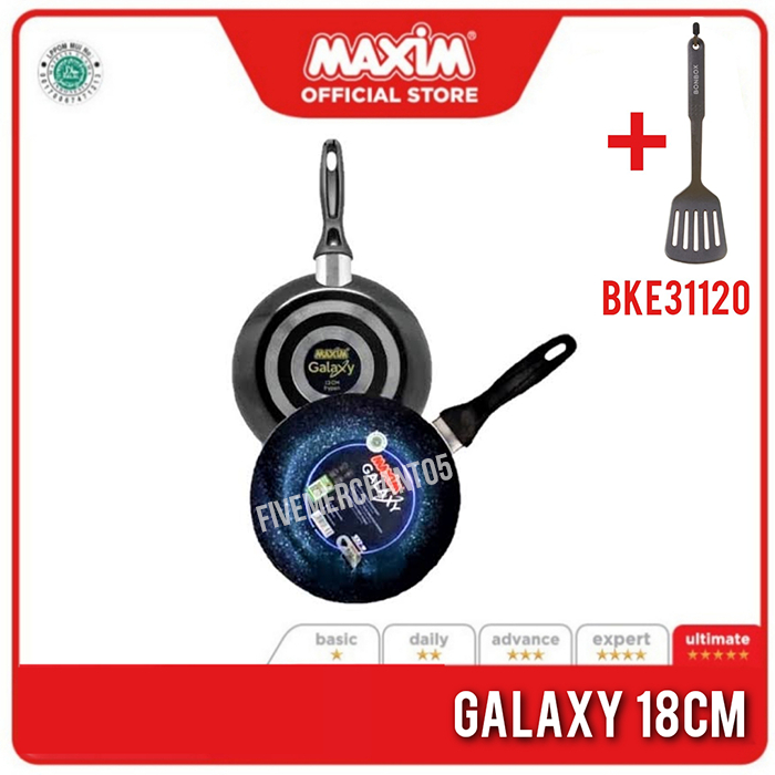 Penggorengan Maxim Galaxy 18cm Frypan Maxim Galaxy Wajan Teflon Maxim Teflon Anti Lengket 18 cm