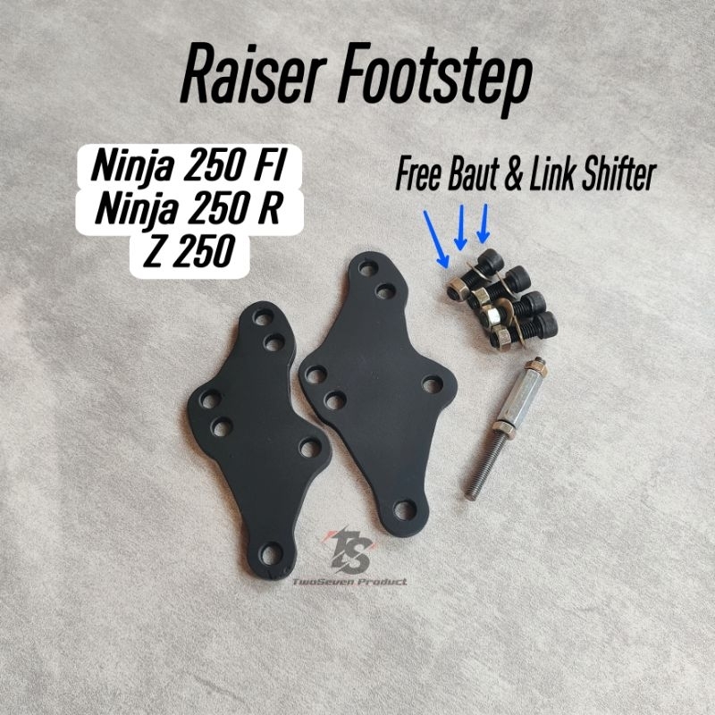 Raiser Peninggi Footstep Ninja 250 Fi Non ABS Ninja 250 R Z250 Raiser Pemundur Footstep Ninja 250 Fi