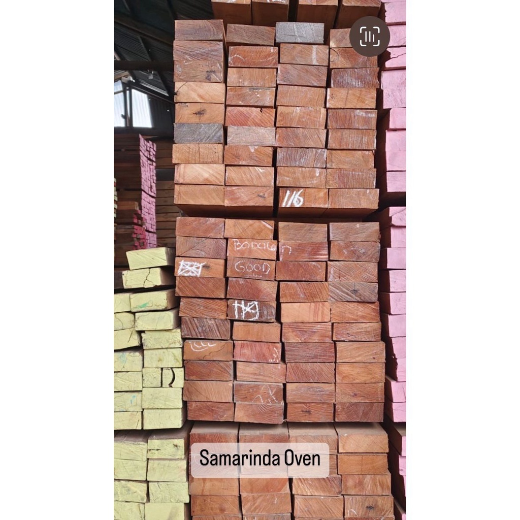 Kayu SAMARINDA Balok Kamper Oven - 5x10 - 6x12 - 6x15 -