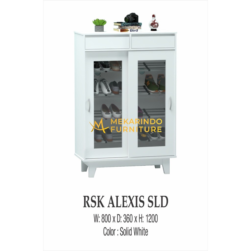 Graver Rak Sepatu Kaca RSK Alexis SLD