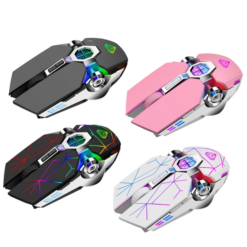 Wireless Mouse Mechanical Gaming RGB Mouse Charging Divipard Q7 4 DPI b O7P4
