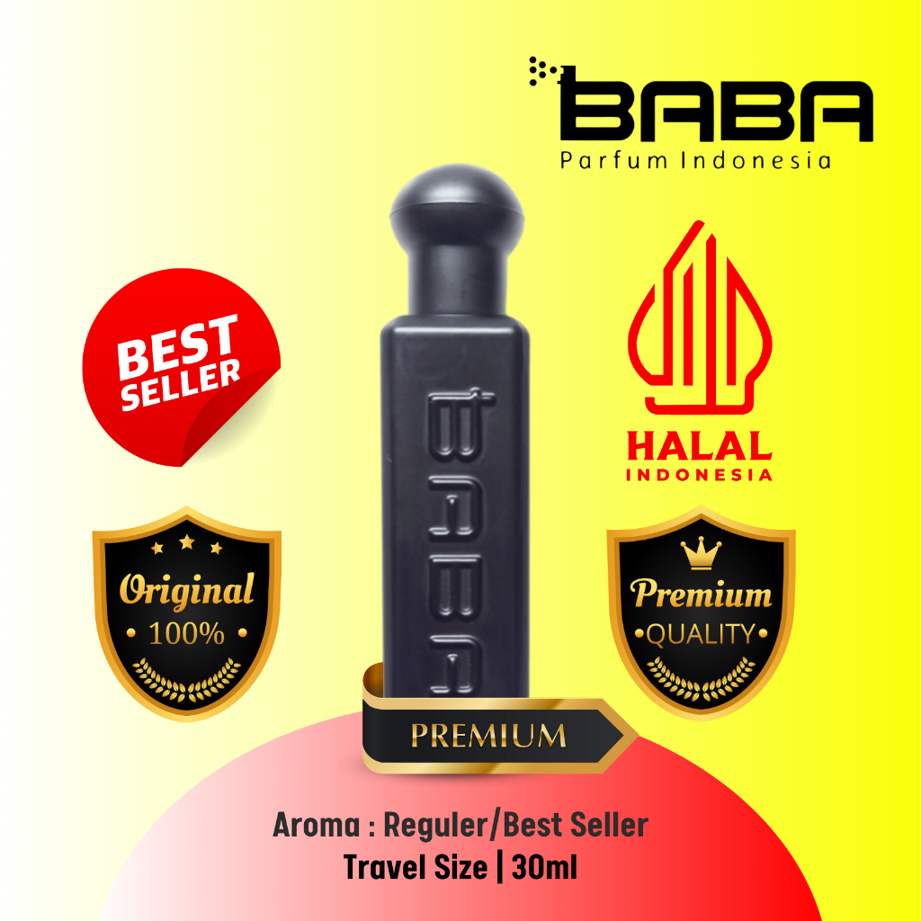 Baba Parfum Original [Best Seller Pria] - Wewangian Tahan Lama untuk Pria