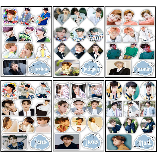 

Stiker KPOP NCT NCTDREAM NCTU NCT127 NCTZEN HAECHAN JAEHYUN JAEMIN JENO LUCAS MARK TAEYONG Sticker