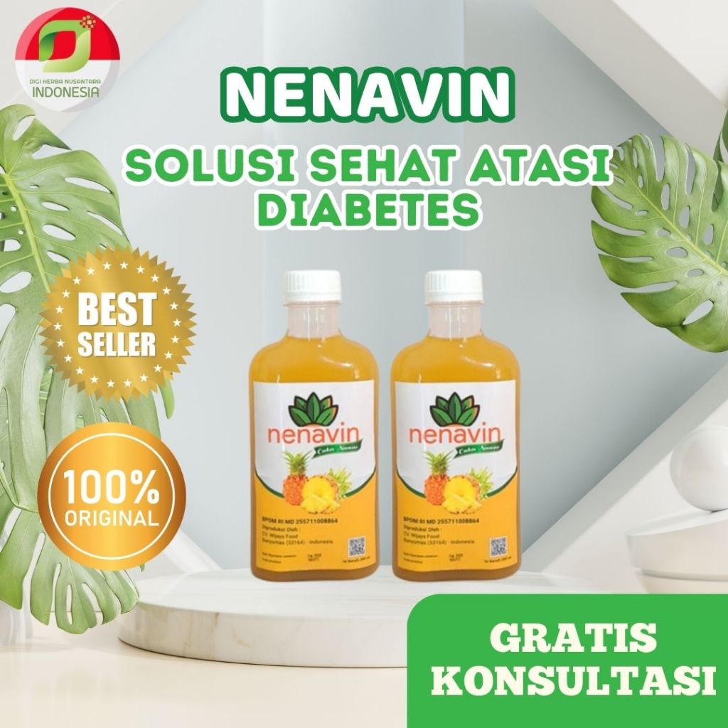 

NENAVIN Cuka Nanas Asli 100% - Obat Diabetes Paling Ampuh - Ampuh Kontrol Gula Darah Halal - BPOM