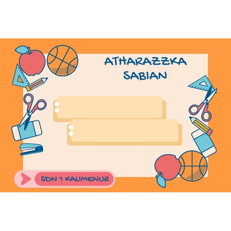 

stiker book / label book