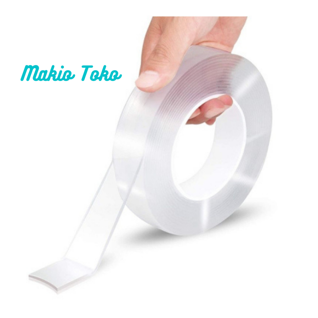 

Selotip / Double Tape Transparan Kuat Tanpa Jejak