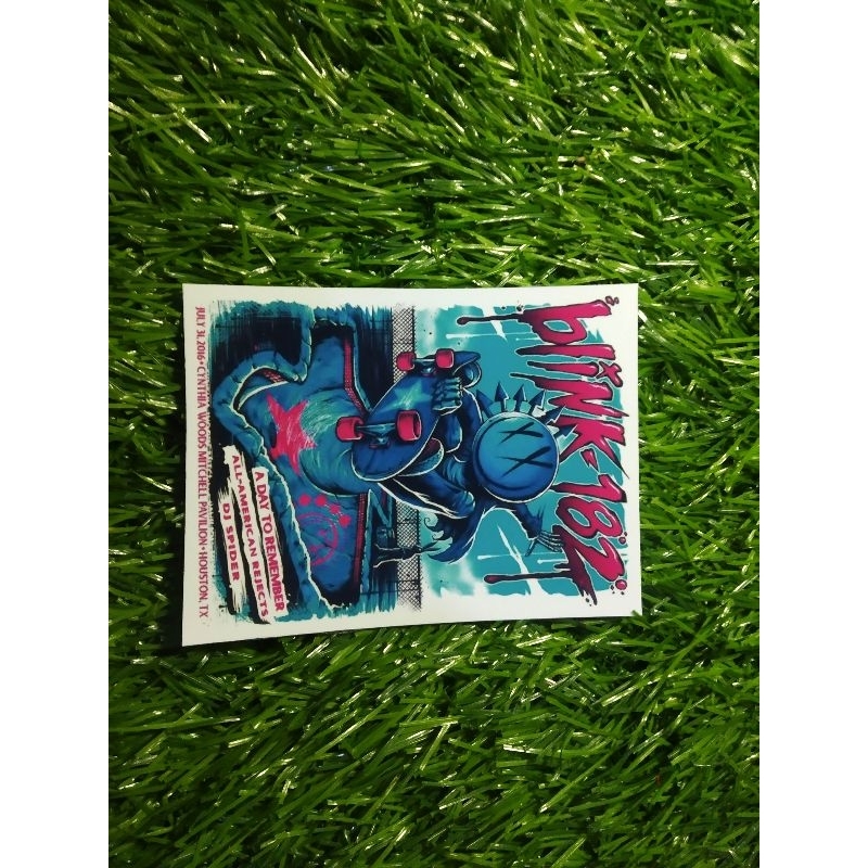 

print stiker blink 182