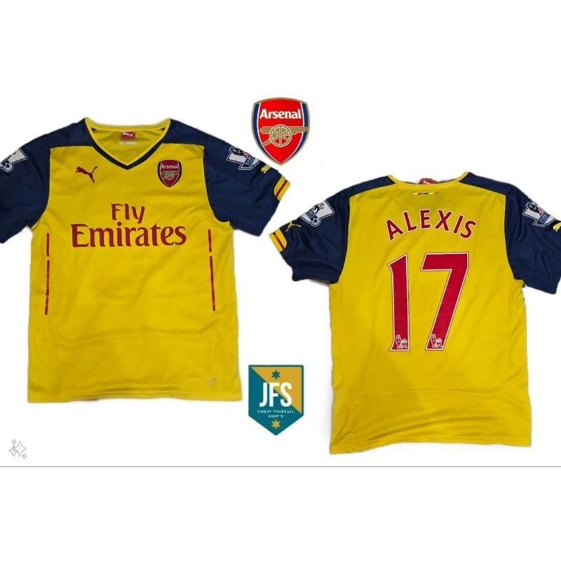 Original Jersey Arsenal Away 2014-2015 Alexis Sanchez