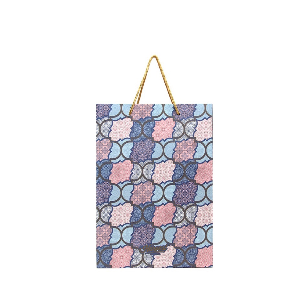 

MEGA Tas Kertas Paper Bag Etnik Lebaran Idul Fitri Karunia 2 Pink