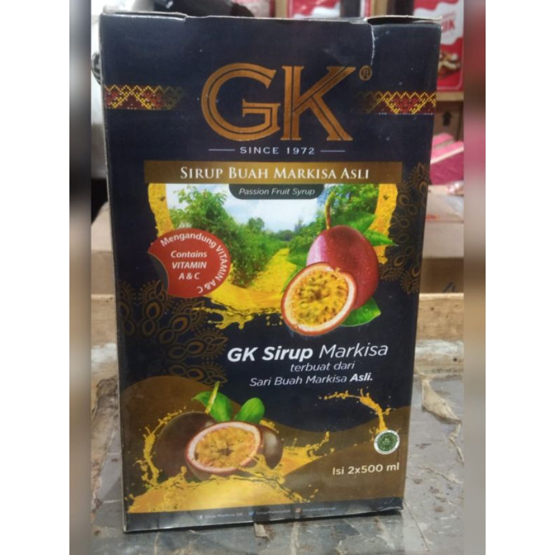 

sirup Gk markisa khas medan 2x500ml