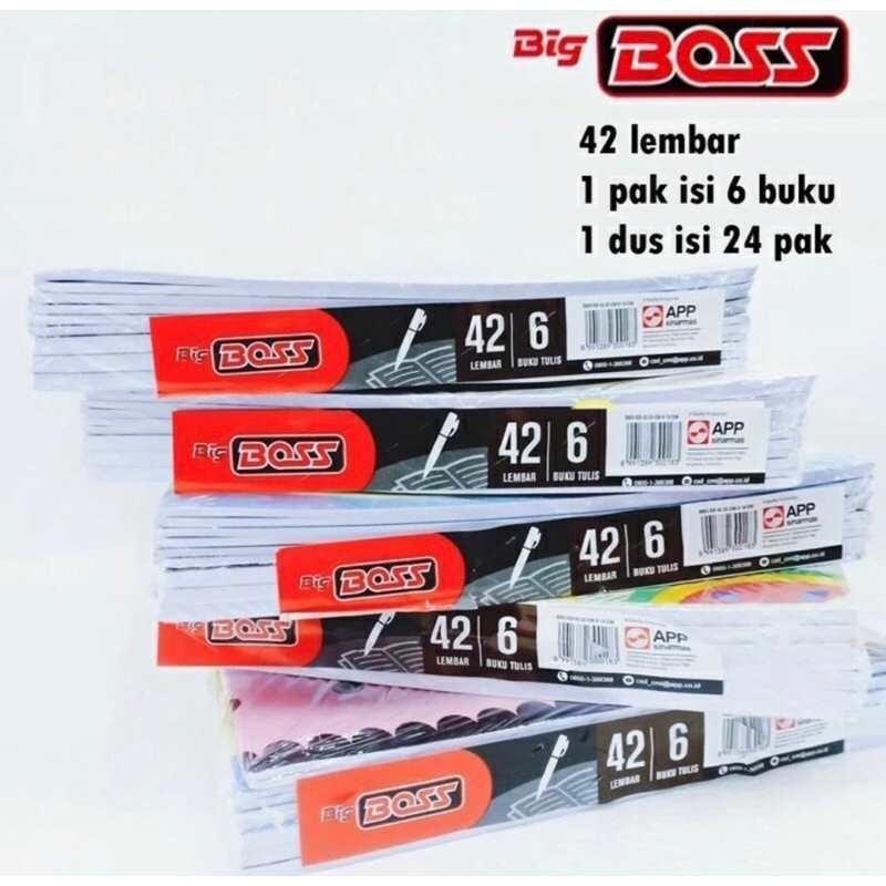 

BUKU TULIS BIG BOSS 42 LEMBAR