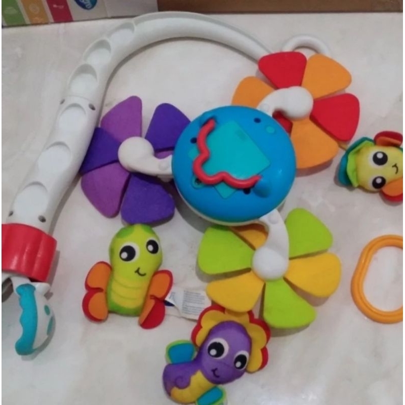 PLAYGRO MUSICAL TRAVEL MOBILE MOTHERCARE ELC PRELOVED BEKAS LIKE NEW LENGKAP DUS DIKEMAS AMAN DENGAN