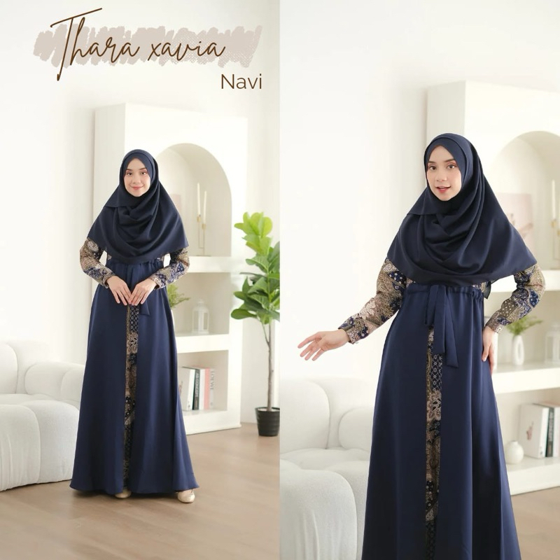 BAJU MUSLIM PEREMPUAN / BATIK GAMIS MUSLIM / BAJU KONDANGAN TAHRA / FASHOIN MUSLIM WANITA / SARIMBIT