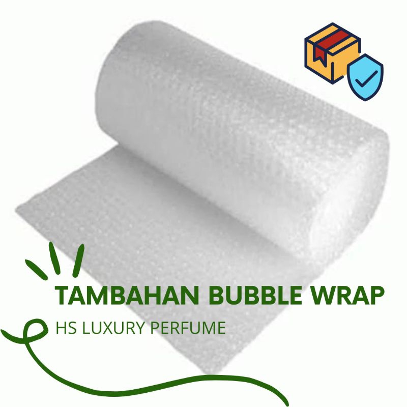 

Tambahan Bubble Wrap untuk menghindari kerusakan saat pengiriman
