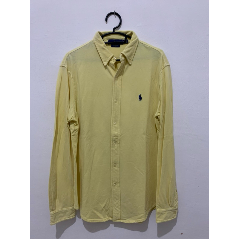 kemeja kuning polo rl second