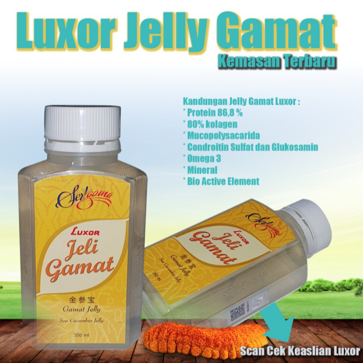 Luxor 1000 ml jelly gamat luxor / 1 Liter Asli Original