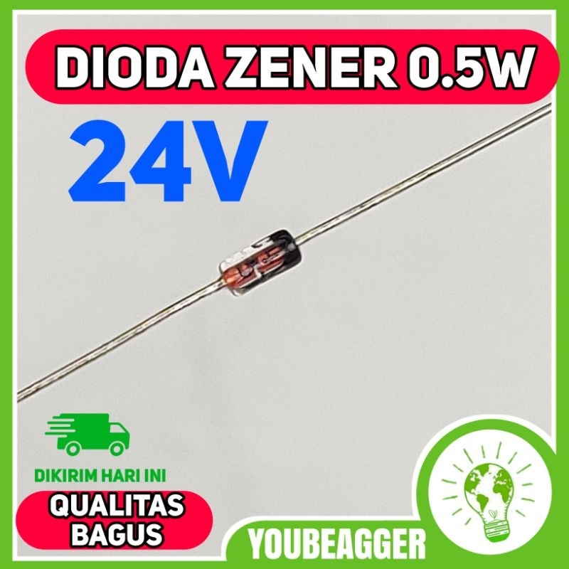 Dioda Zener 24v 1/2W