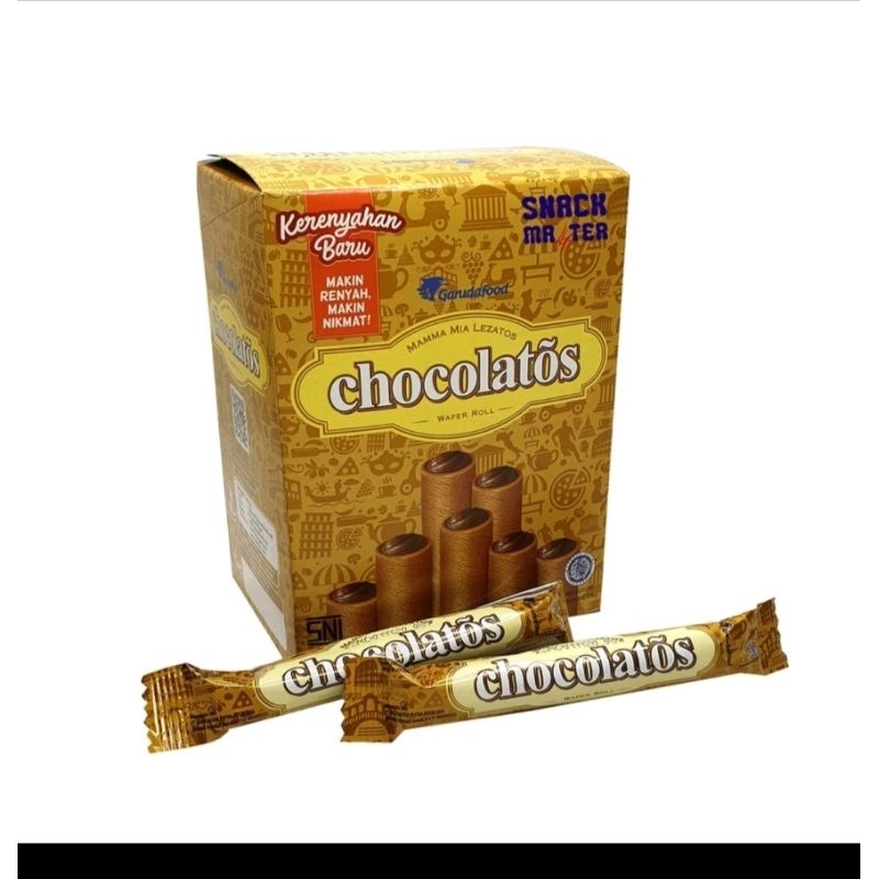 

Chocolatos wafer roll 1 bok isi 24sacht