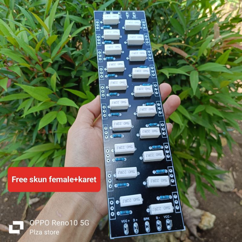 Pcb final 2U 10 set final Toshiba panjang 30cm pcb line strip 2u(stok warna merah)