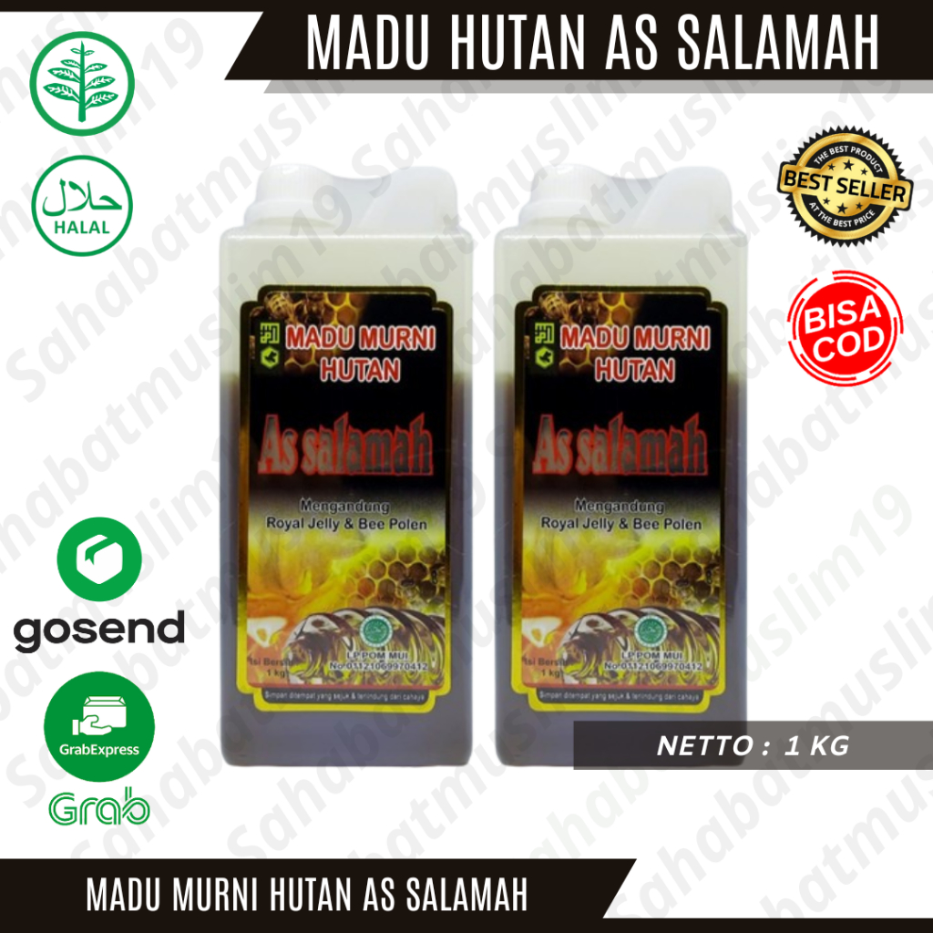 

Madu Murni Hutan 1 kg As Salamah Madu Murni Asli As Salamah Original