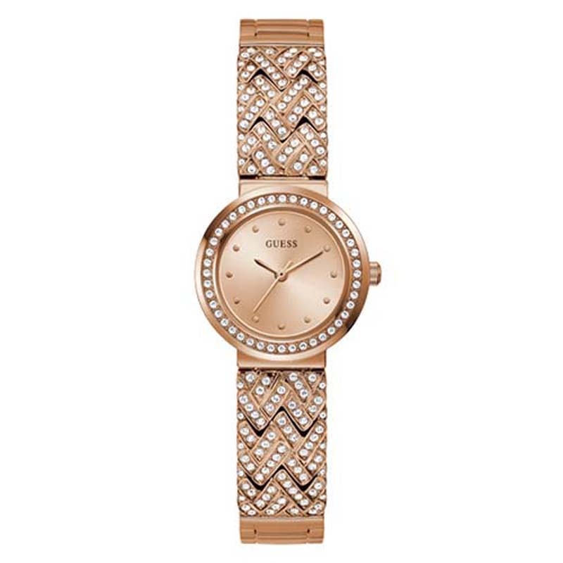 Original 100%. Guess GW0476L3 Treasure Jam Tangan Wanita Analog Rose