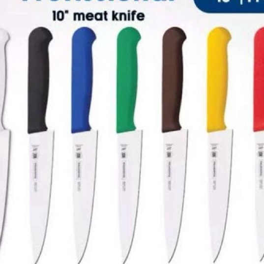 Terbaru TRAMONTINA Pisau Dapur Daging 25 cm 1 inch Meat Knife Profissional NSF