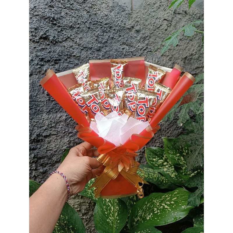 

Buket snack / Buket snack murah / Buket snack murah meriah / Bukey snack top /Buket snack top isi 10pcs