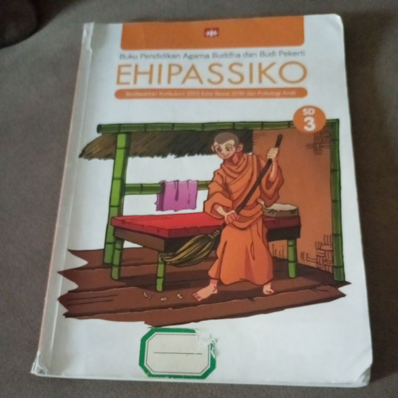 Buku EHIPASIKO AGAMA BUDDHA KELAS 3 SD